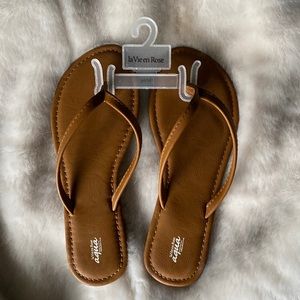 Faux Leather Sandals